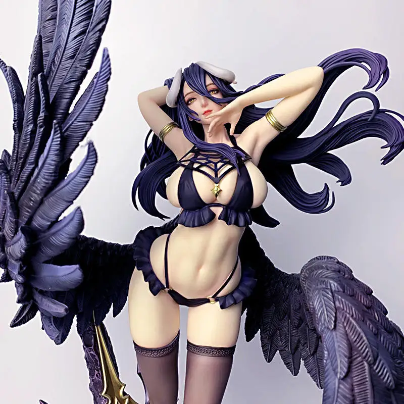 High Quality Albedo GK Full Plan King of the Undead Figure Statue Anime Peripheral Gift Ornament sexy girl figure