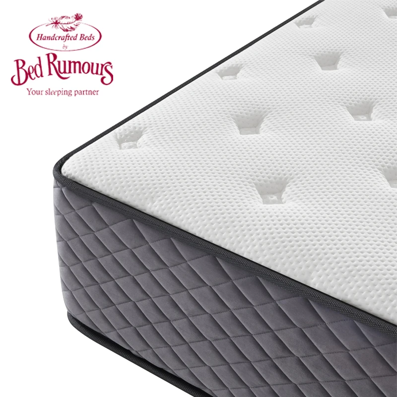 Hotel euro top sale pocket spring coil vacuum packed king size roll up bed mattress