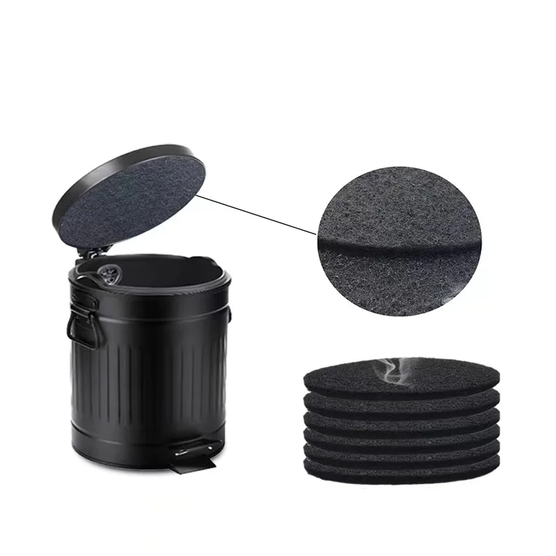 Compost Crock - Activated Carbon Filters for Compost Bucket Control Kitchen Odors Round