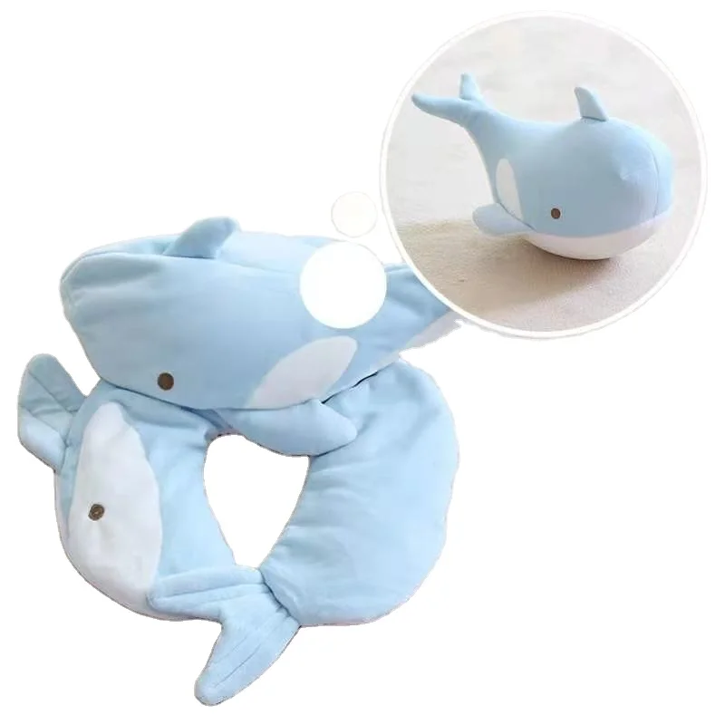 
cartoon particle Transformable 2-in-1 Dual Pillow Neck Protection Pillow 