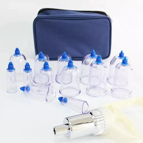 PC Suction Cupping 13 Cups With Pump Set