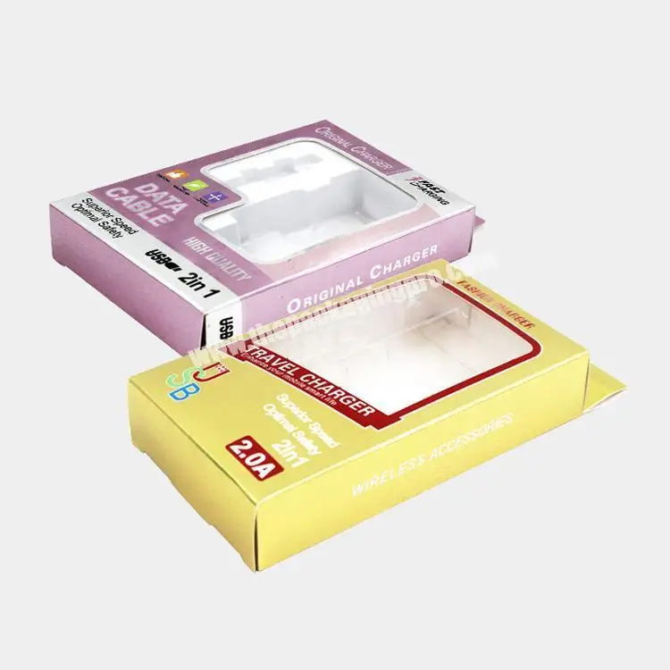 Custom Wireless Line Data Cable Plug Vacuum Formed Package Blister Plastic Box for Other Consumer Electronics Case