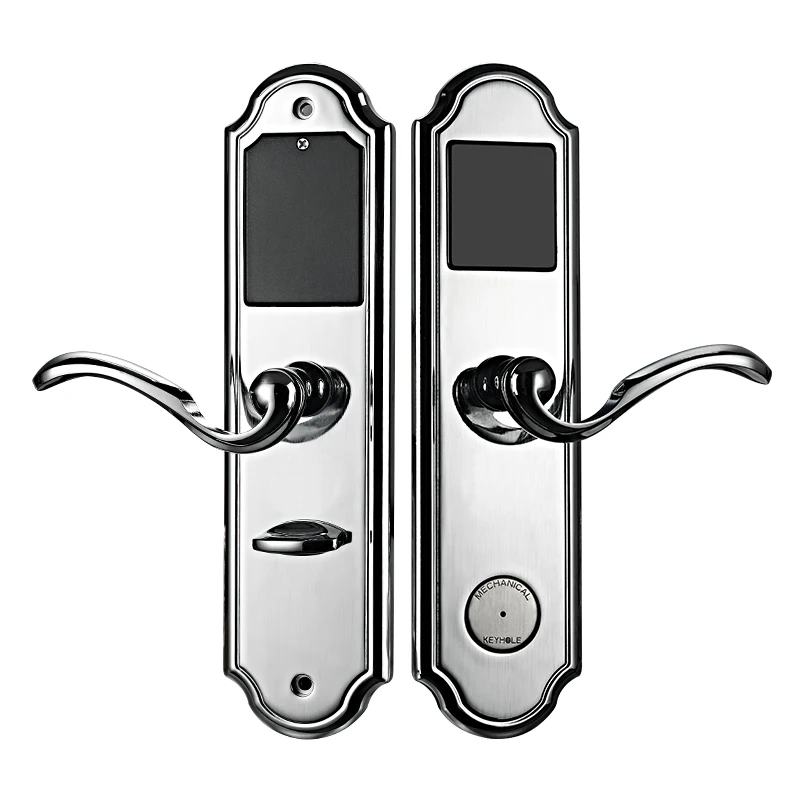 Hotel equipment rfid hotel door sensor lock with hotel key card encoder