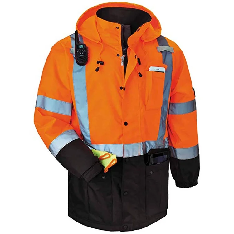 
Customization Reflective Waterproof Hi Vis Jacket Workwear Custom Workwear Jacket 