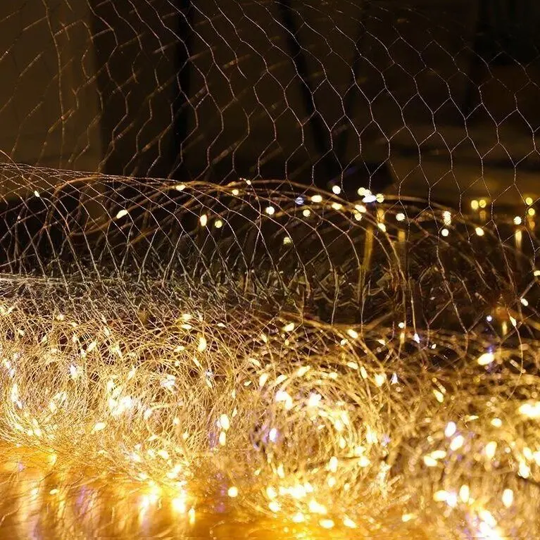 Customizable Easy To Install Christmas Net Light Led For Holiday Indoor Decoration