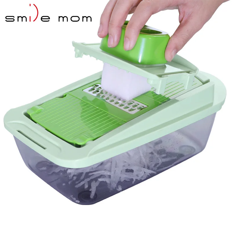 Multi functional Kitchen Accessories Mandoline Slicer Dicer Onion Veggie Cutter All-in-1 Fast Manual 6 in 1 Vegetable Chopper
