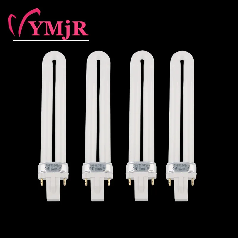 Electronical 9W Not Inductance Bulb U-Shaped 365nm Led UV Light Bulb Tube for Nail Art Dryer UV Lamp Light