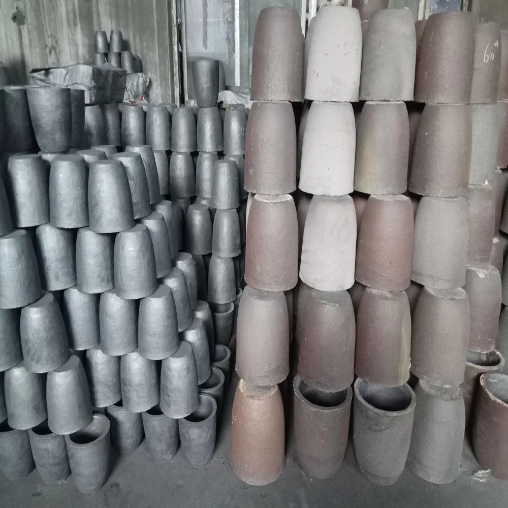 silicon carbide graphite crucilbe for zinc/iron/alloy/copper/aluminum/brass melting