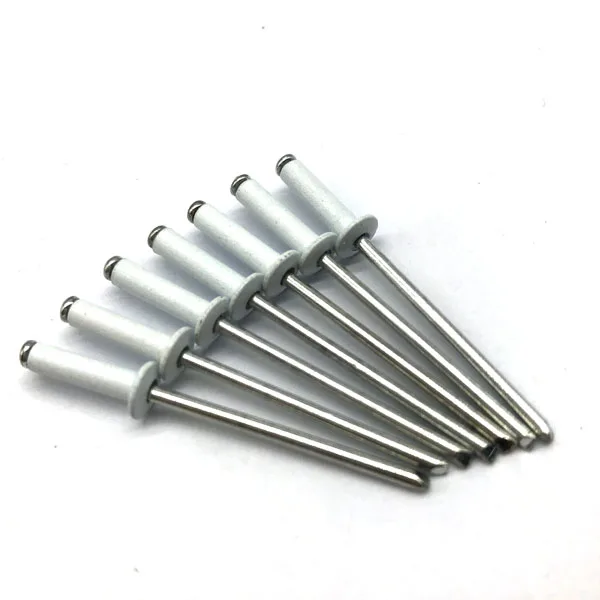 RAL 9003 White Color 3.2 x 12.7 Aluminum blind rivet