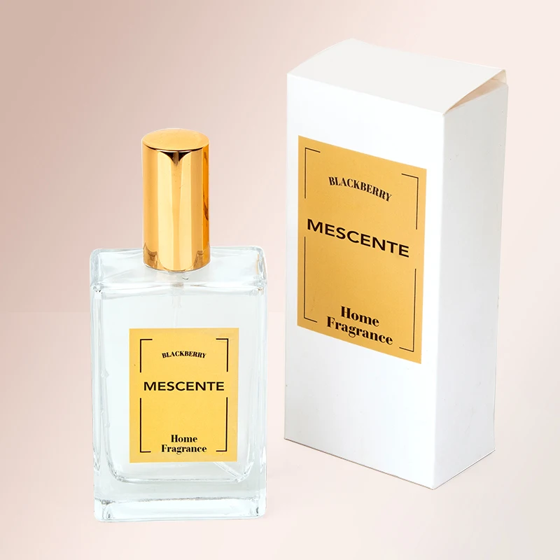 Mescente 100ml New style luxury air freshener scented mist room spray perfume for home fragrance diffuser