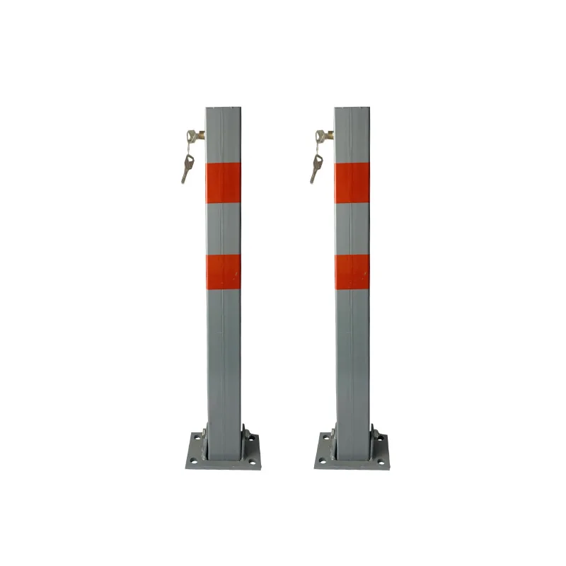 Folding Down Parking Lock Barrier Bollard  With Lock and Bolts