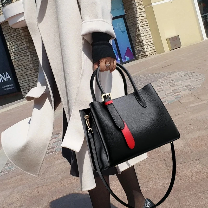 2021 Designer New Fashion Trendy Women Luxury Handbag PU Leather Large Capacity Ladies Bags HandBag