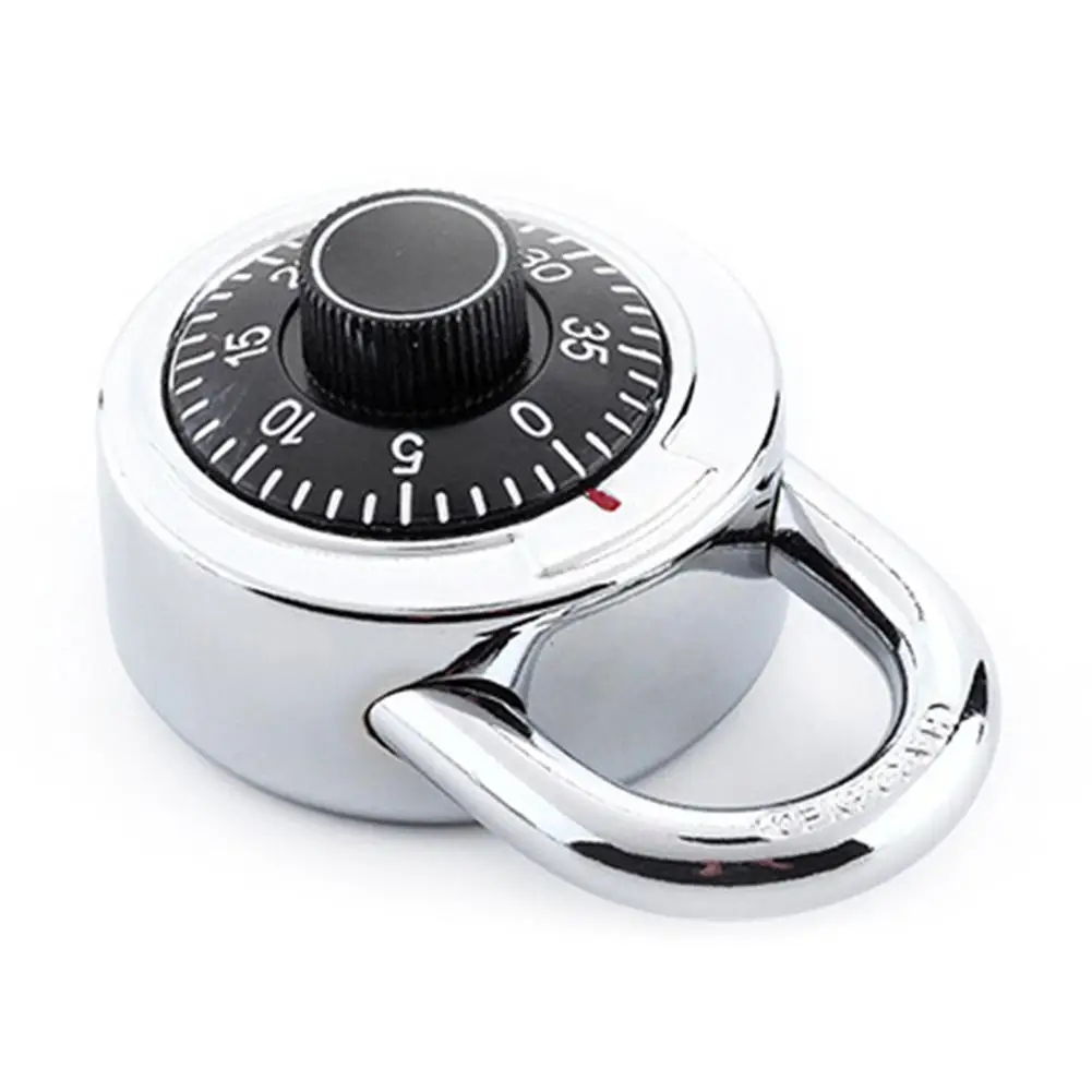 
Mechanical Code Password Lock All Metal Rotary Swing Lock Medium Padlock For Safe Box Gym Locker 