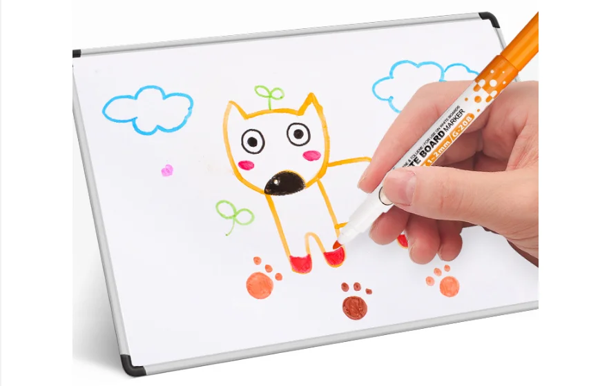 High quality magnetic whiteboard marker pen with eraser