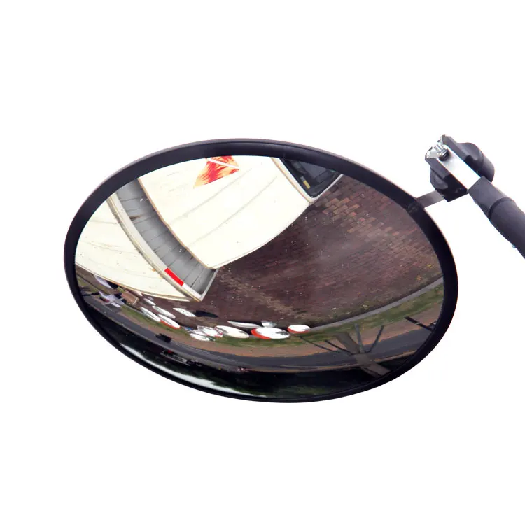 Hot sales 30cm under car convex security inspection mirror with light