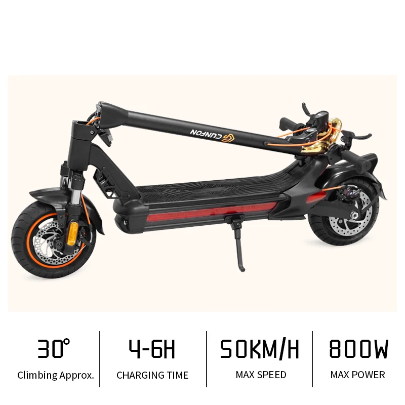Электрический скутер cunon RZ800 с аккумулятором на 10/15/20 Ач 10-дюймовая шина Индивидуальная модель скутера мотором 800 Вт для взрослых