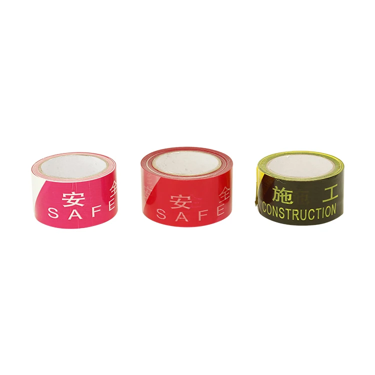 China Factory Custom PE Waterproof Printed Barrier Ribbon Fiber-Optic-Cable-Warning Tape Reflective Reflective Warning Tape