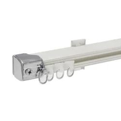 Wholesale simple luxury curtain rods and rails double curtain rods