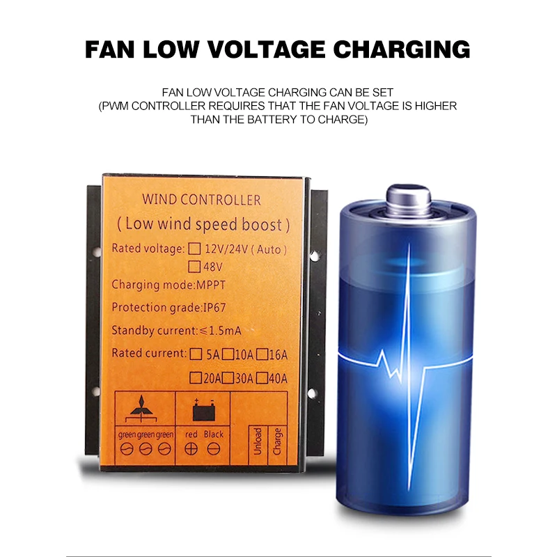 MPPT Wind Turbine Charge Controller 400w 12v 24v auto switch boost controller