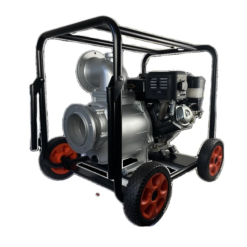 SHIZAI Pumpset 17hp Motor Gas Water Pump 6 Inch 4 Stroke Manual Water Pump Machine