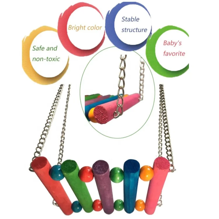 Игрушечные качели для попугая радужных птиц аксессуары клеток игрушечный гамак попугаев неразлучников зябликов и других мелких домашних животных