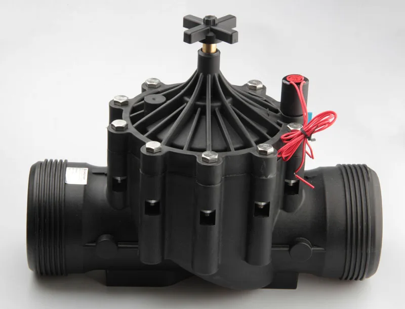 
XHnotion 4 inch PVC 2 Way Water Solenoid Valve 220VAC For Garden Irrigation 