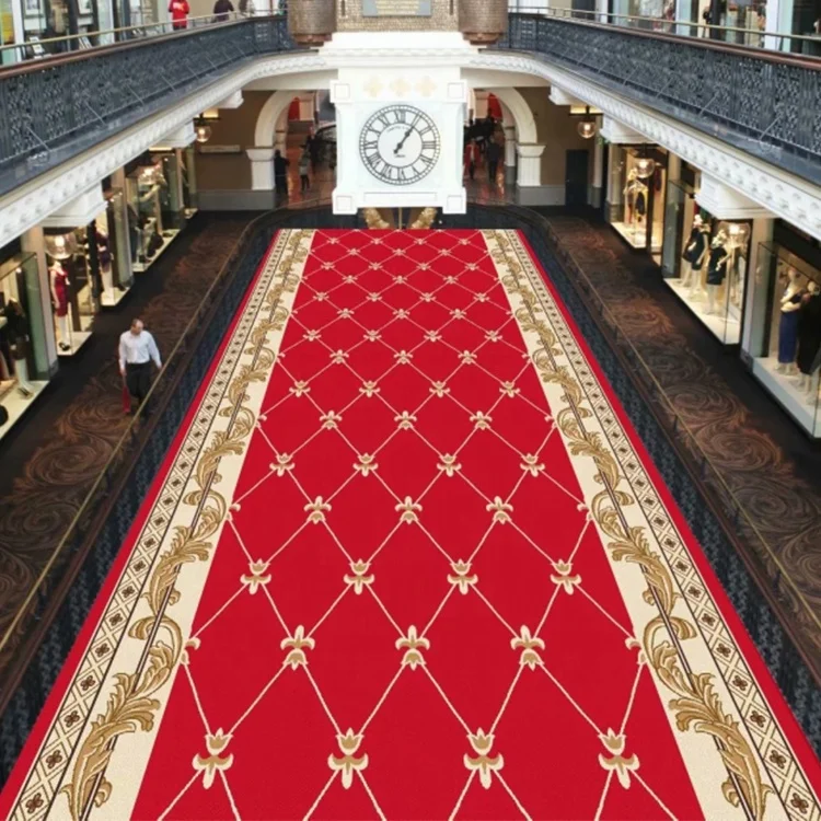High Quality Low Price Of Red Carpet / Red Wedding Runner / Wedding Hall Carpet