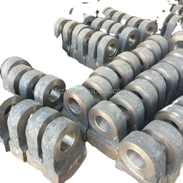 Long service life cement plant hammer crusher wear parts clinker hammer with alloy welding for clinker crushing Casting Parts