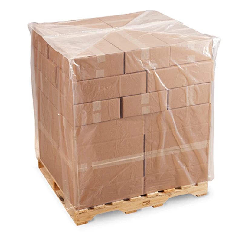 Reusable waterproof 200x100 cargo pallet cover dust protective plastic covers