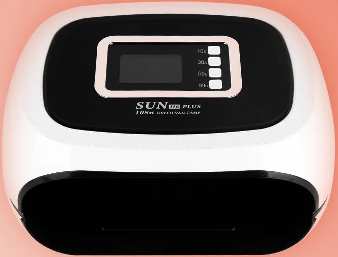 Nail Salon Fast Drying Two Hands Nail Polish Dryer SUN H6 Plus 108W UV LED Lamp