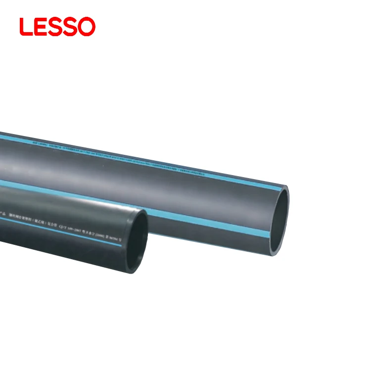 Lesso hdpe pipe black blue water pipe dn20-dn1600mm plastic agriculture water pipes for agriculture