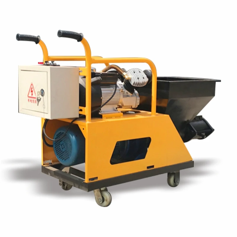 Mortar Spray Machines Rendering Machines 150m2/h Concrete Sprayer Machine on Floor