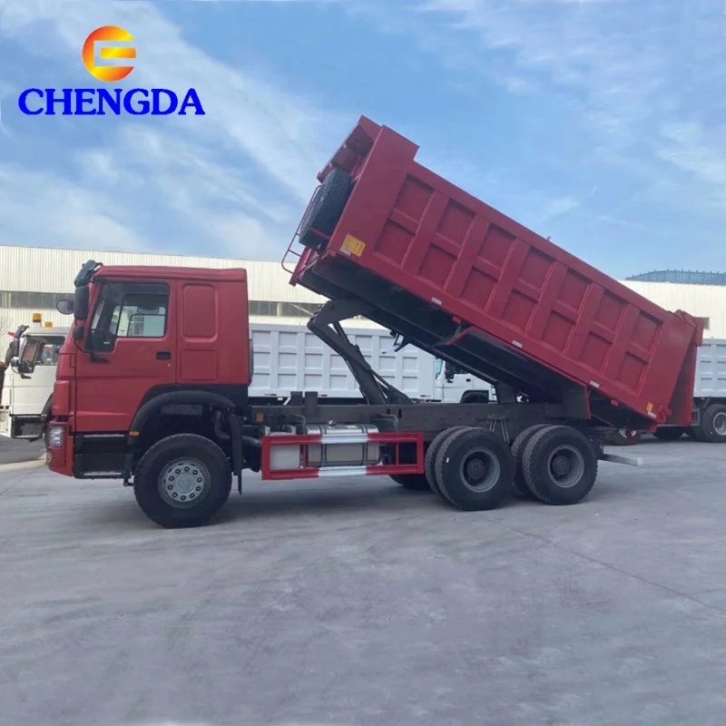 Dump Trucks Sinotruck HOWO Brand 30ton Heavy Dumper Truck 336 371 Middle Roof Dump Truck New