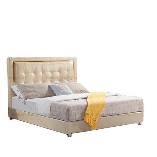 Europe and the United States all solid wood modern simple customized master bed european-style advanced
