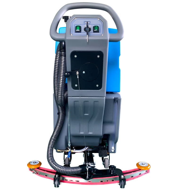 Hand-push scrubber electric workshop factory floor cleaning and washing