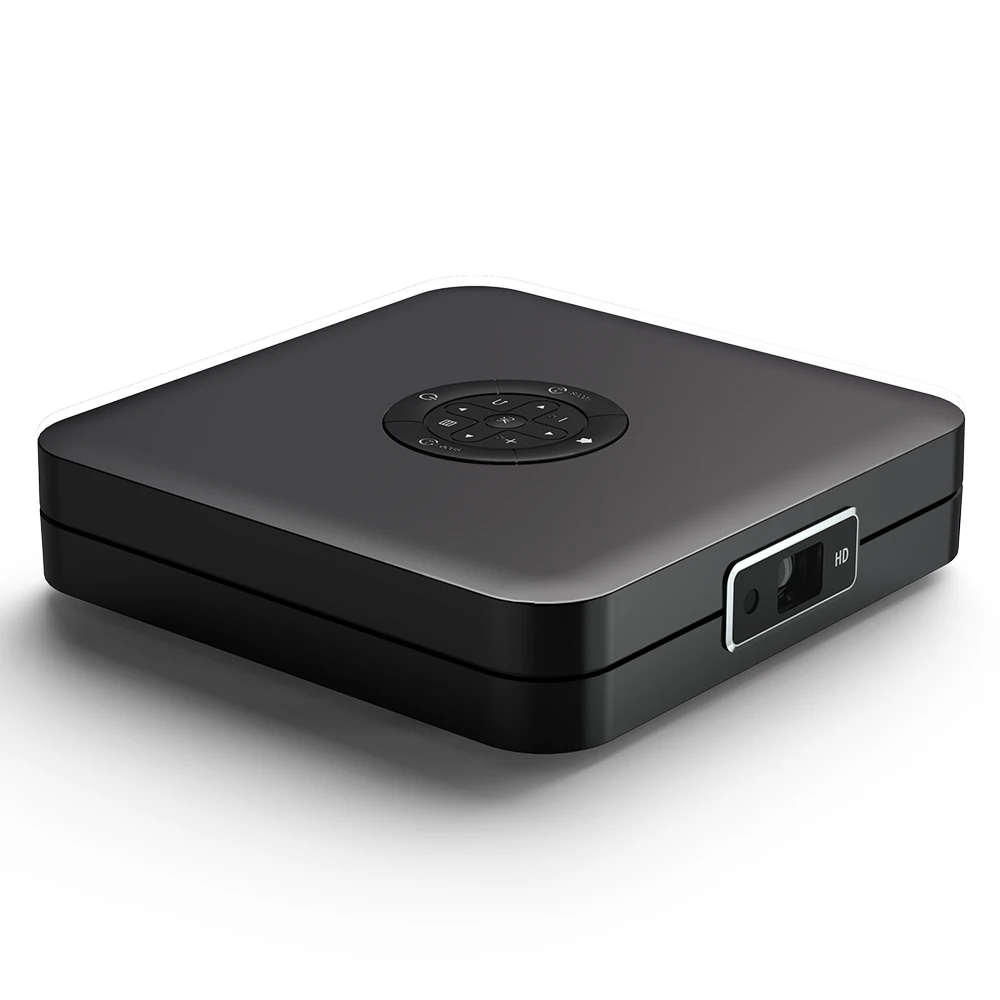 Smart portable outdoor camp meeting education LED HD mini laser proyector home theater beamer dlp 3D pico projector