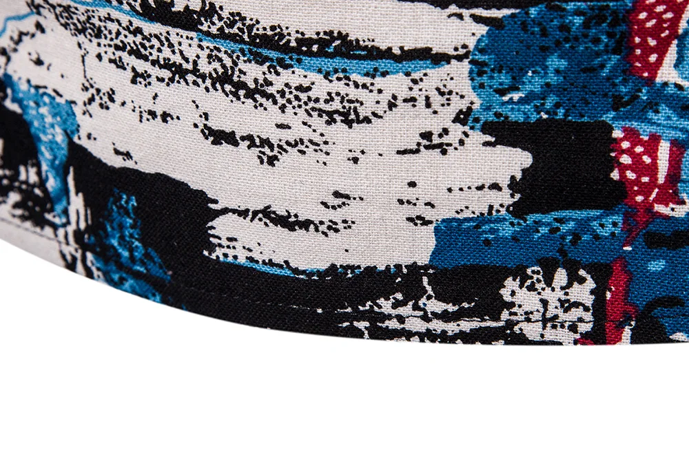 Мужская рубашка с длинным рукавом, разноцветная рубашка в стиле ретро, в этническом стиле, Осень-зима 2020