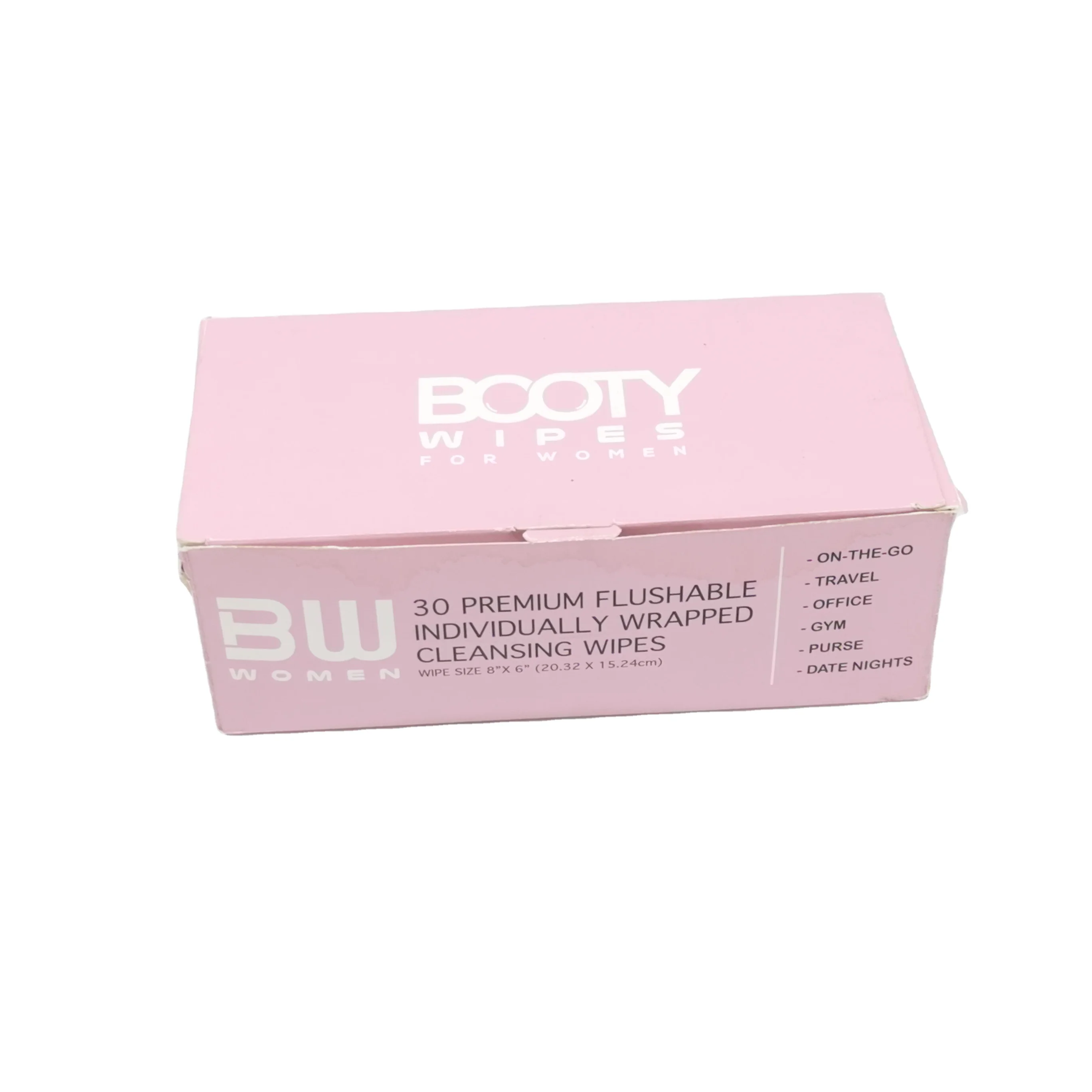 Individual packed flushable wet wipes flushable toilet wipes