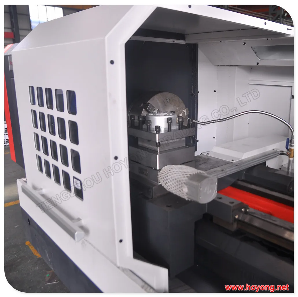 CNC Lathe Machine CAK6140 CNC Cutting Small CNC Lathe With Live Tooling