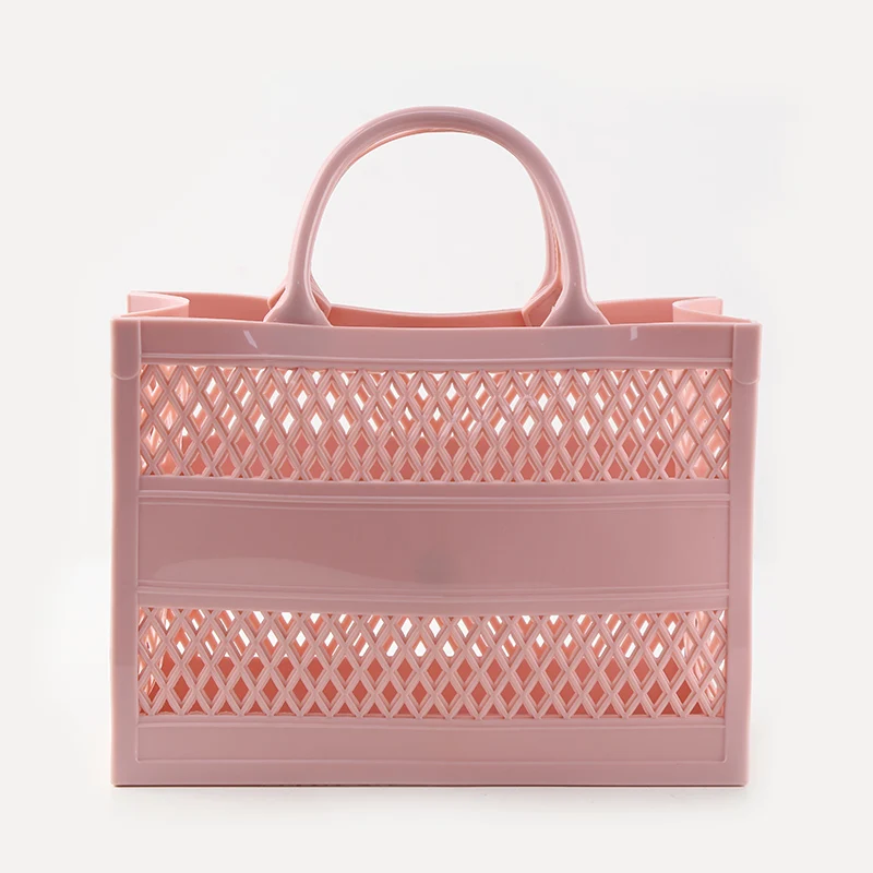 Guangzhou Supplier New Plastic PVC Purse for Girls Retro Style Jelly Purse Cute Beach Bag