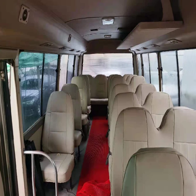 
30 seats used car interban bus orginal japan good quality and best price fire sale school coach city bus coaster 