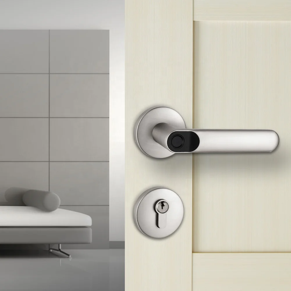 wireless smart lock fingerprint door lock digital intelligent lock dactilar for wooden indoor use