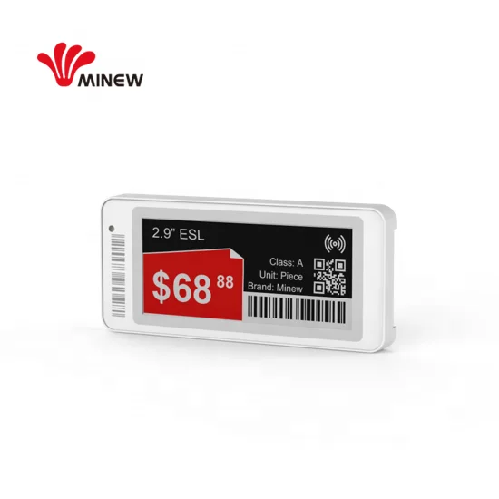  2 9 дюймовый e ink ценник BLE 5 0 nfc электронная этикетка