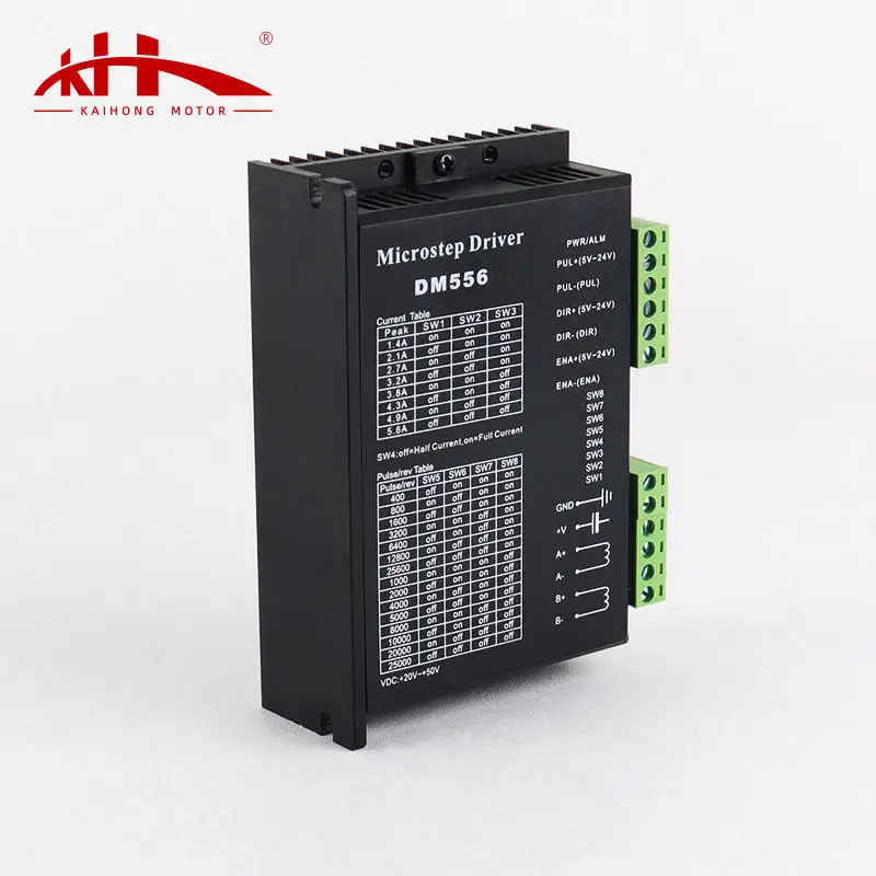 Kaihong VDC 20V-50V 2 Phase Stepper Motor Driver Dm556 Digital Stepper Driver PLC