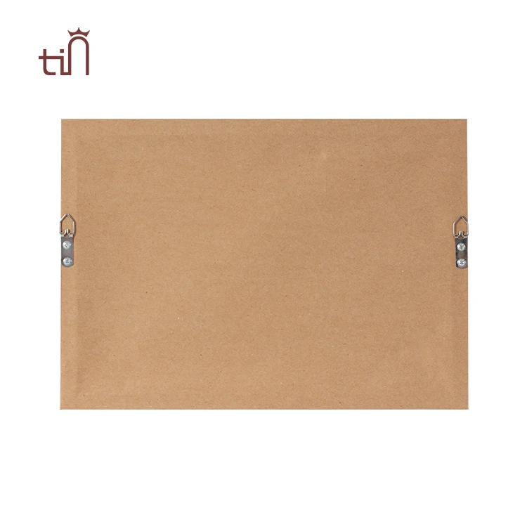 25x35 Customized Slogan Wood Style Wall Hanging Black MDF Board Collage Photo Picture Frame