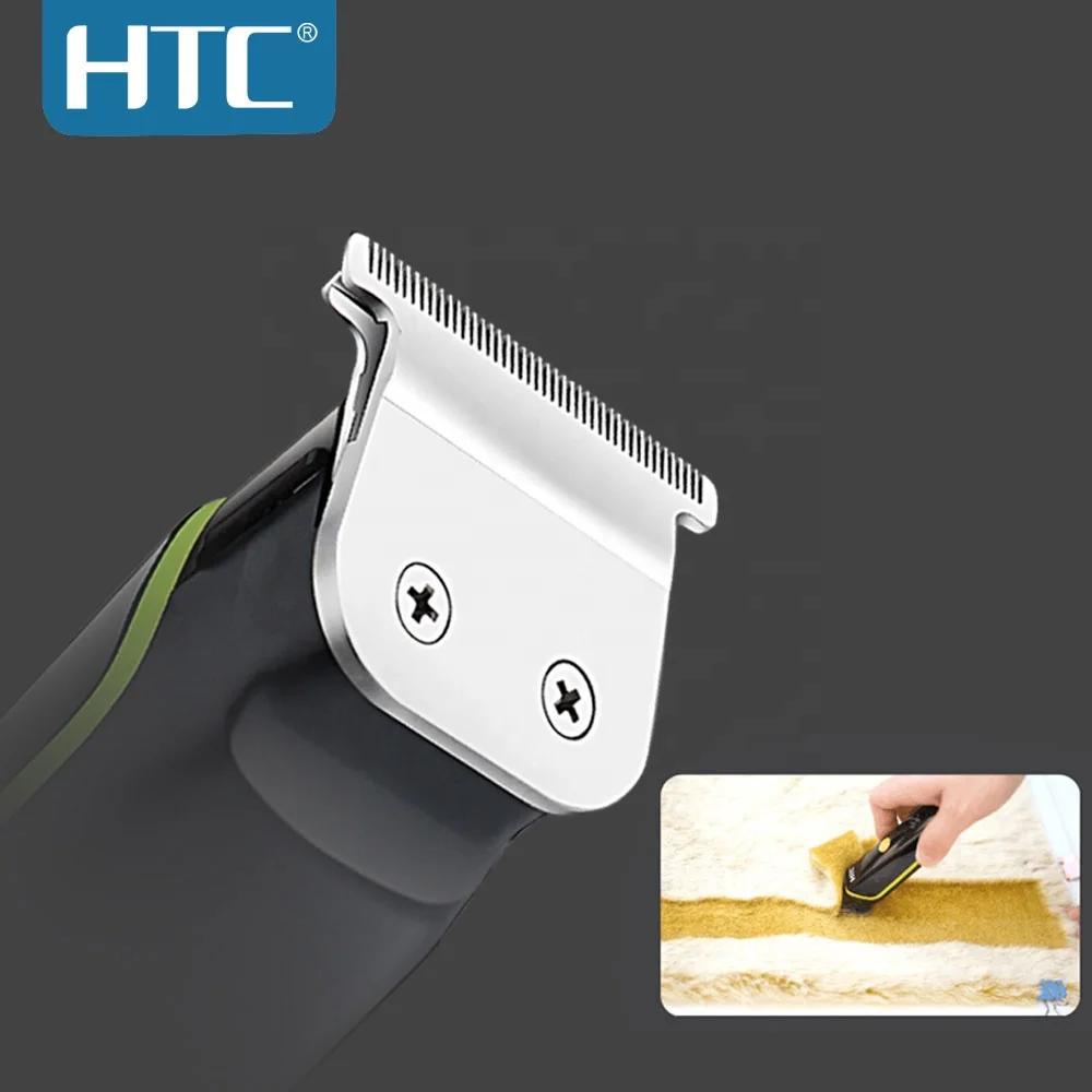 HTC AT-569 недорогая машинка для стрижки волос с ЖК-дисплеем Беспроводная Машинка новый профессиональный триммер