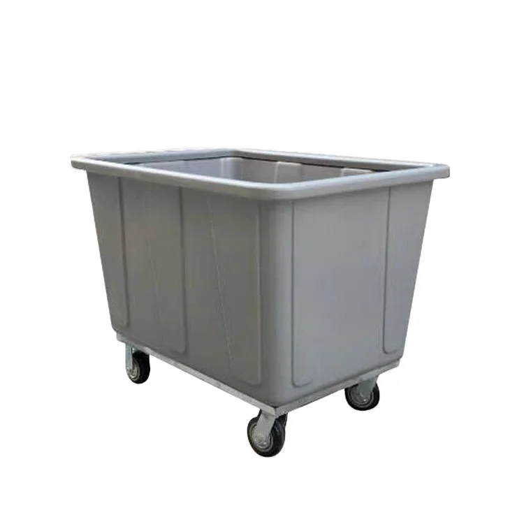 Пластиковая тележка для белья с колесами, грузовики для белья с колесами, тележка для уборки горничной