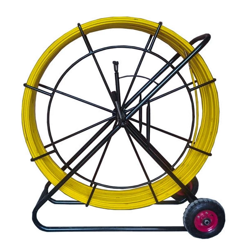 9mm fiberglass cable rodders 18mm fiberglass frp traceable wire duct rodder cable puller rod
