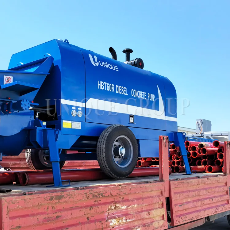 China supply price professional mini concrete pump with hoses