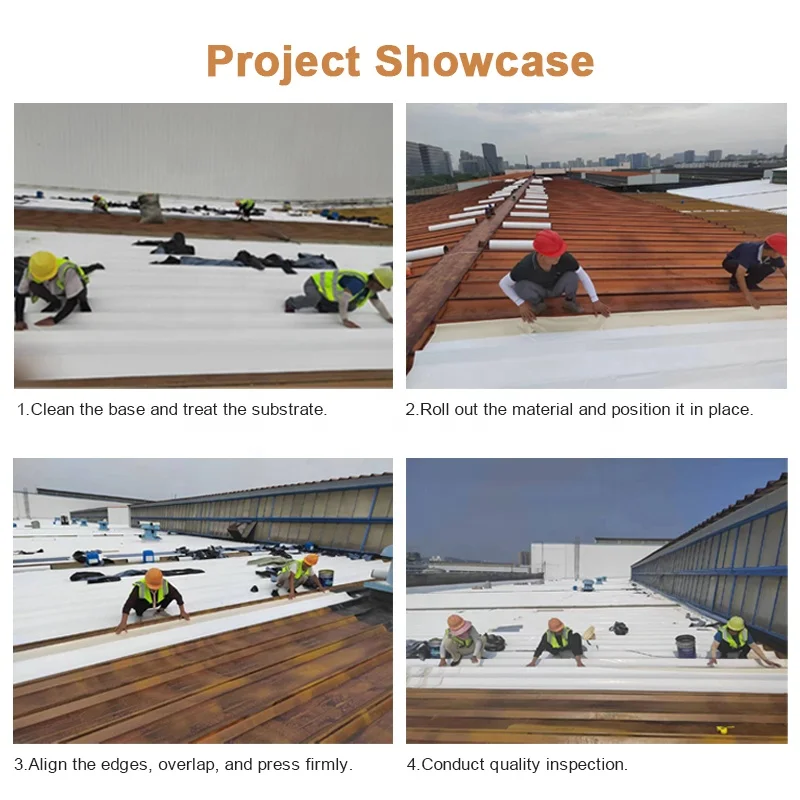 Factory Custom Butyl Rubber Membrane Waterproofing Materials Sealing Self Adhered Membrane For Metal Roof